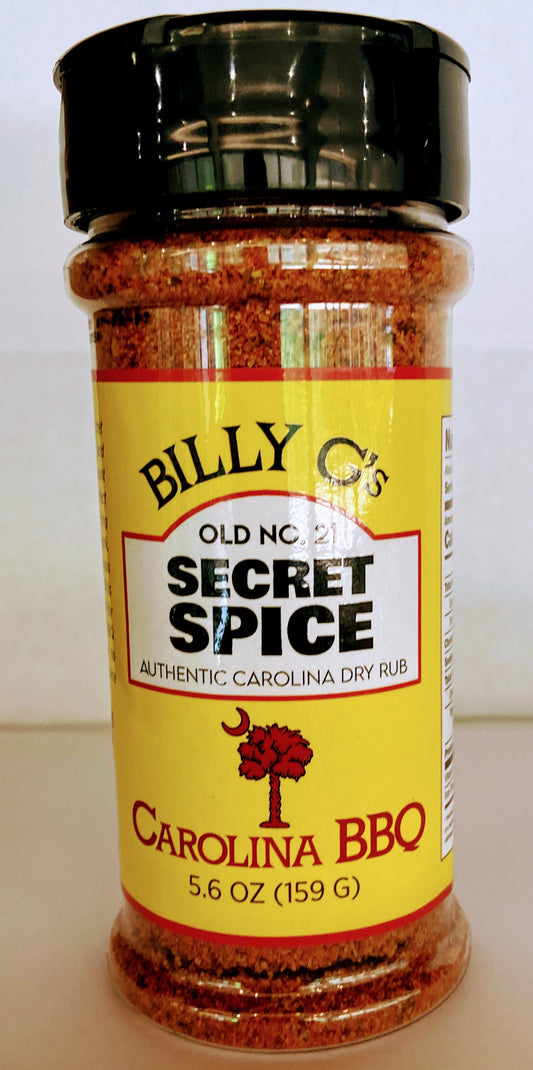 Billy G's Old No. 21 Secret Spice Authentic Carolina Dry Rub