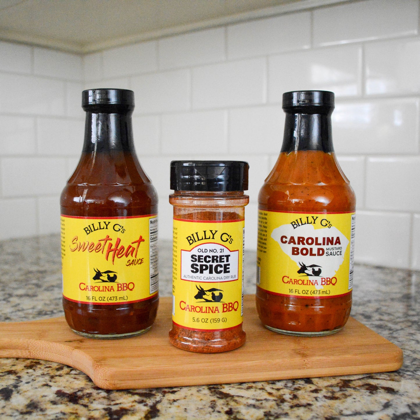 Palmetto Pack (2 Mustard Sauces and 1 Secret Spice Only)