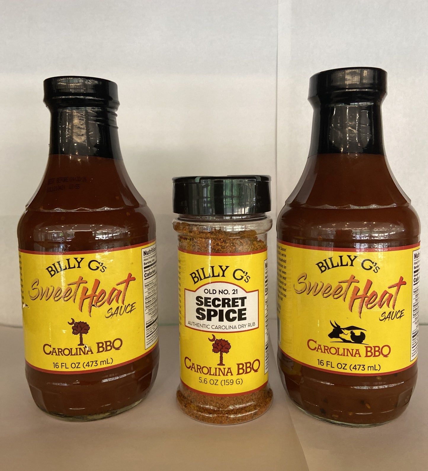All American Pack (2 Sweet Heat Sauces and 1 Secret Spice)
