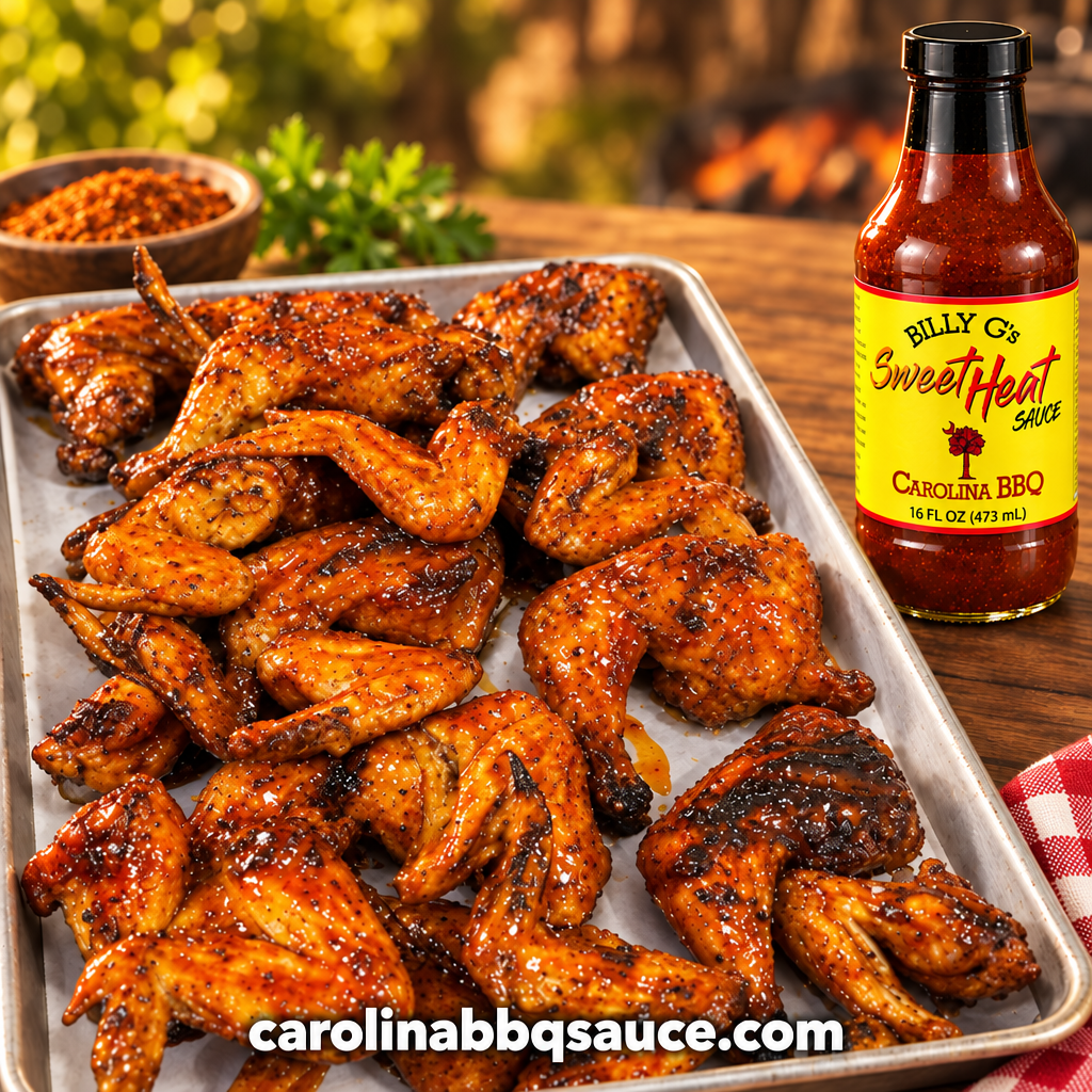 Sweet Heat chicken wings